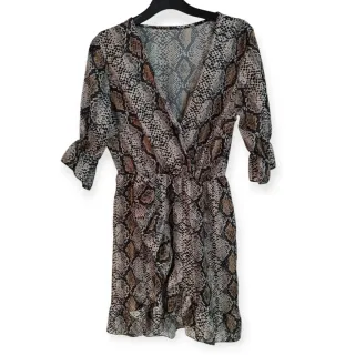 Vestido estampado animal print