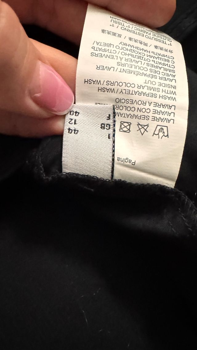 Vestido Pinko Negro Talla M/L