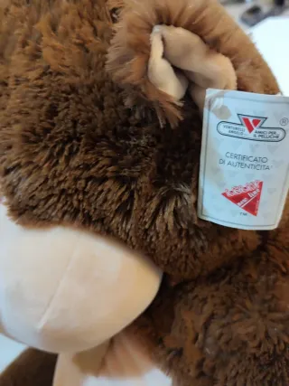 Peluche scimmia marrone