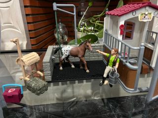 Schleich Zona de Banho + Box Cavalos