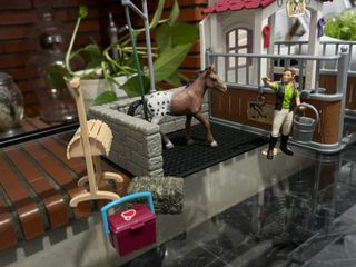 Schleich Zona de Banho + Box Cavalos