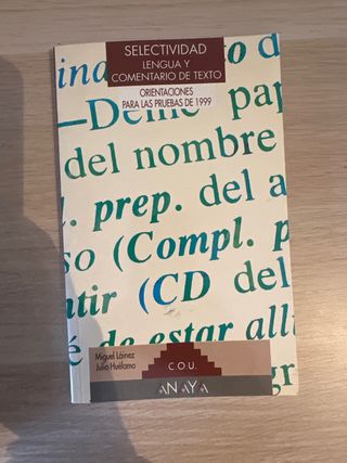 Lengua y Comentario de Texto