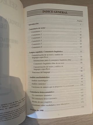 Lengua y Comentario de Texto