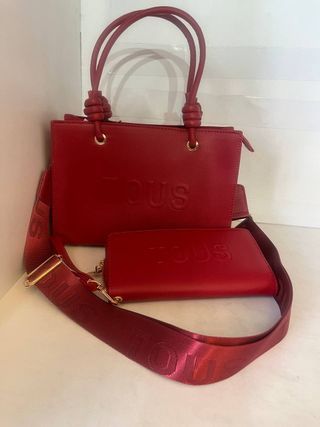 Bolso Tous Rojo con Monedero