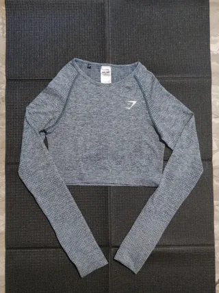 Maglia manica lunga Gymshark grigia M