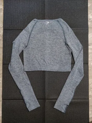 Maglia manica lunga Gymshark grigia M