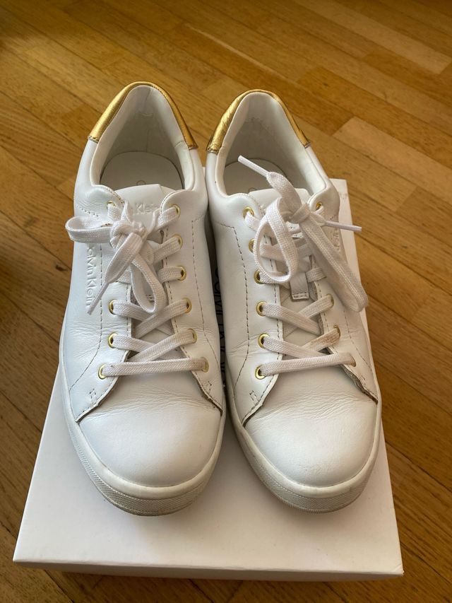 Scarpe Calvin Klein Bianche e Oro