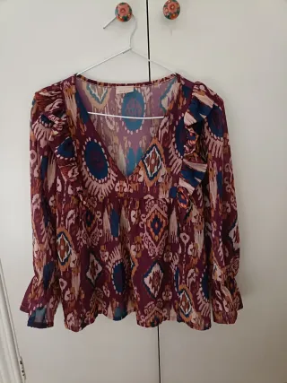 Camisa Sense Estampada Multicolor