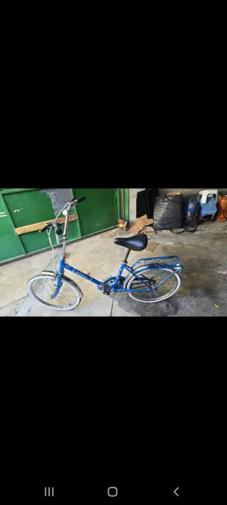 Bici BH Antigua plegable azul