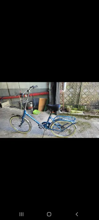 Bici BH Antigua plegable azul