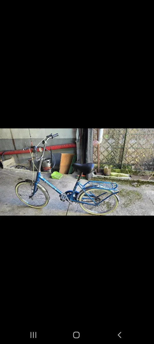 Bici BH Antigua plegable azul 