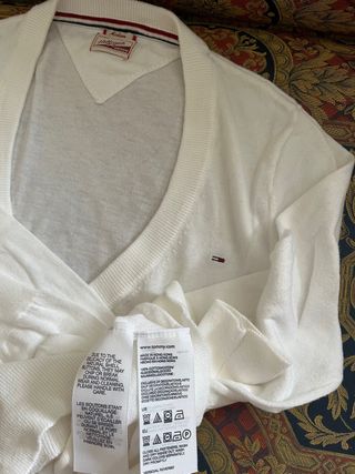 Chaqueta Tommy Hilfiger Blanca Talla M