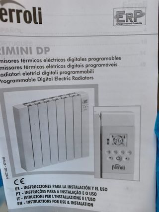 Radiador Eléctrico Digital Ferroli