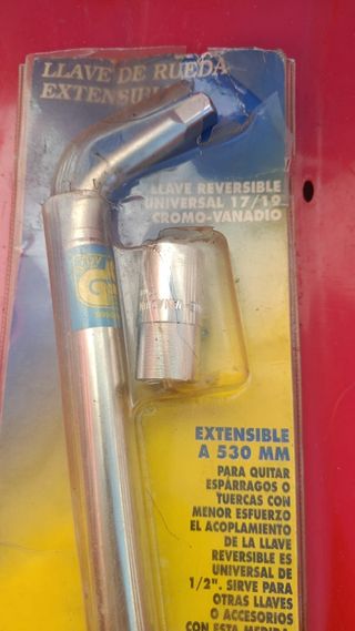 Llave de rueda extensible 17/19mm