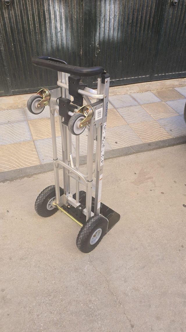 Carretilla plegable aluminio 3 en 1