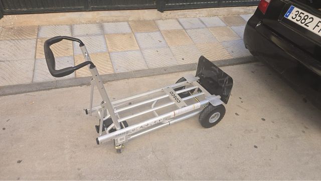 Carretilla plegable aluminio 3 en 1