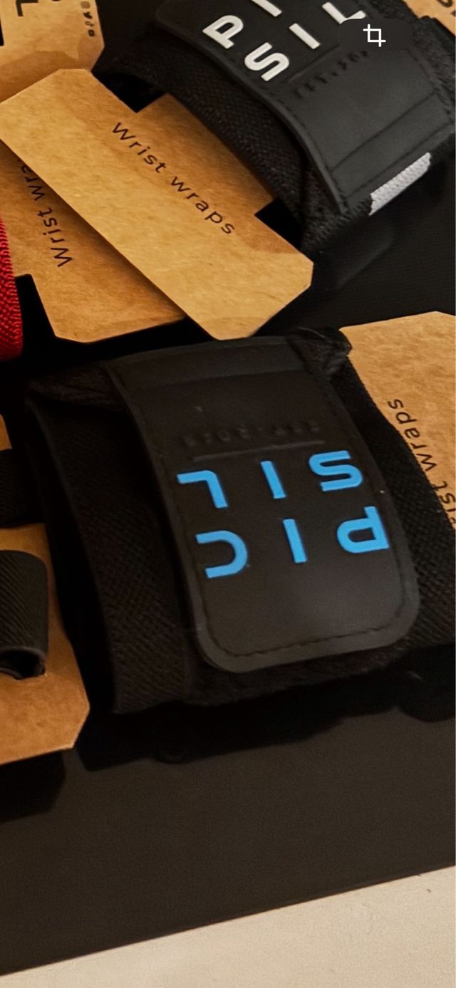 Muñequeras Picsil Negras y Azules