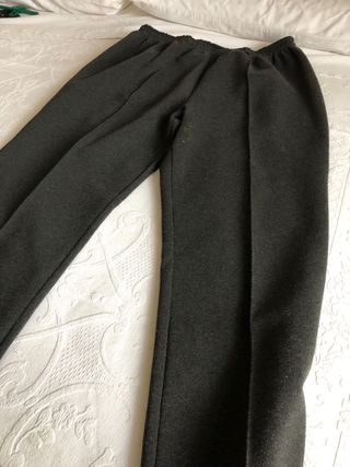 Pantaloni donna lana grigi