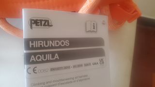 Petzl Hirundos Arnés Escalada Naranja, talla M