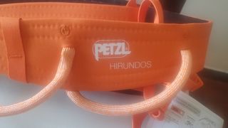 Petzl Hirundos Arnés Escalada Naranja, talla M