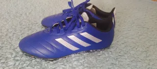 Botas de fútbol Adidas niño azul
