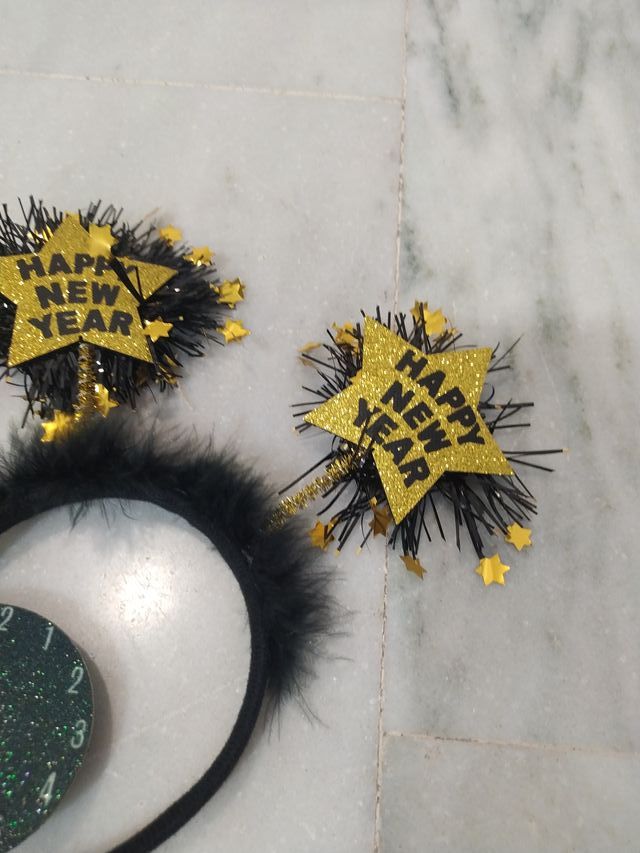 Lote diademas Nochevieja 6 Und