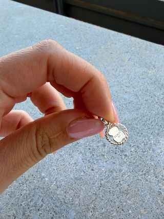 Colgante Oso Negro Plata