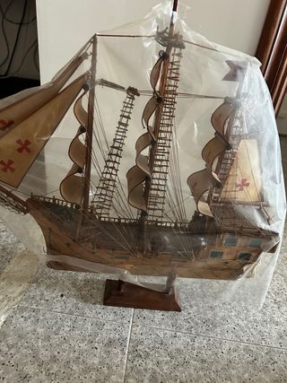 Maqueta Barco Antiguo Madera