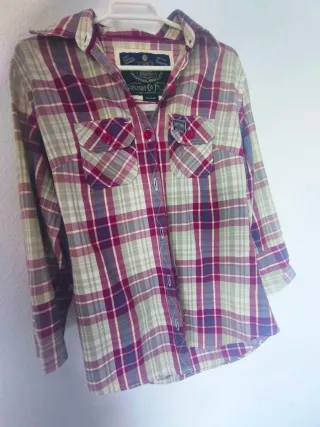Camisa cuadros mujer Superdry Talla S
