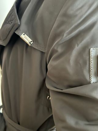 Gabardina caballero negra