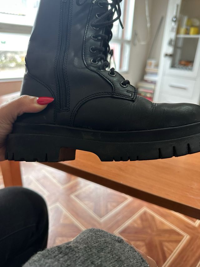 Bota piel niña T.34