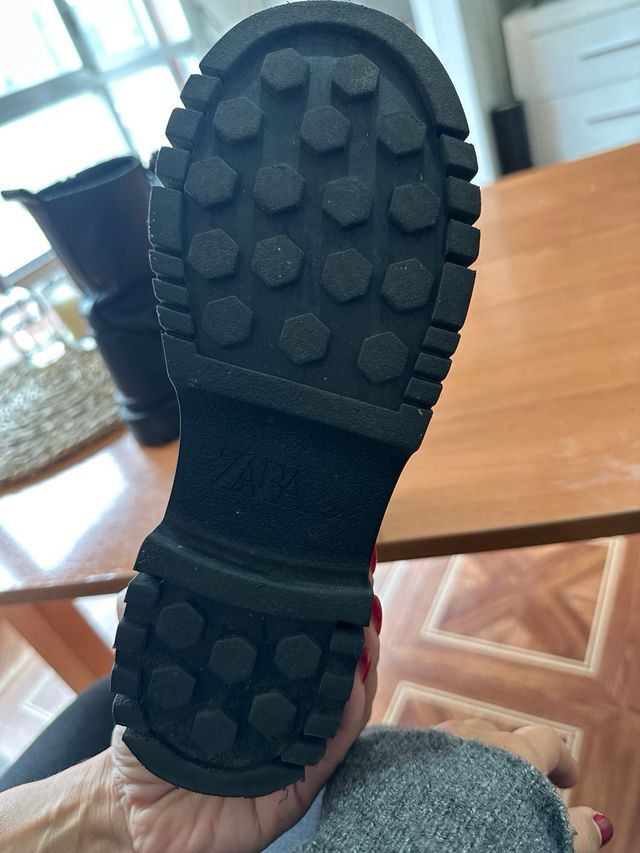 Bota piel niña T.34