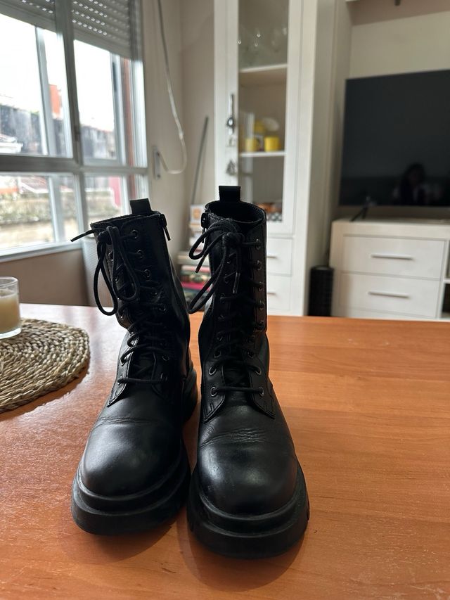 Bota piel niña T.34