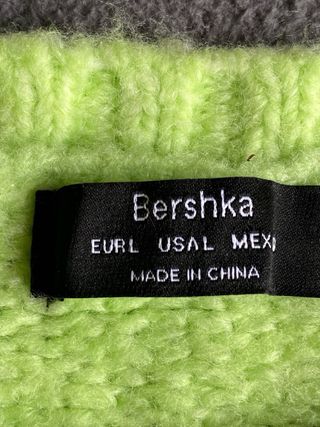 Jersey Bershka verde 