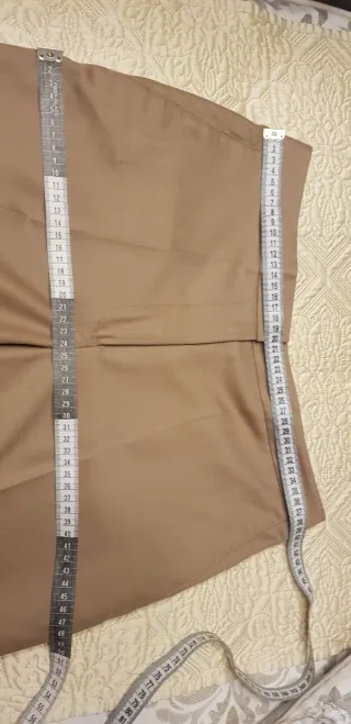 Pantalón Purificación García Camel Talla 38