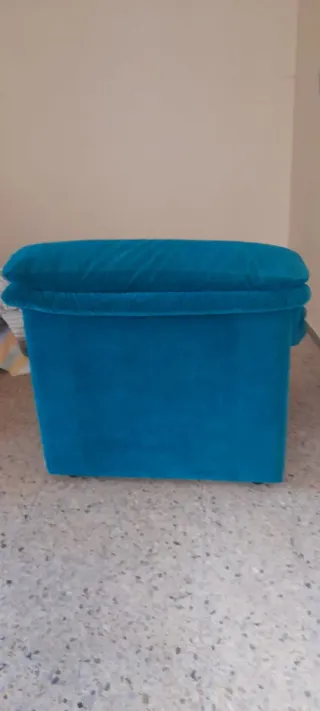 Sillón de terciopelo verde