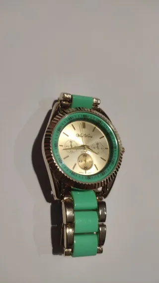 Reloj Viceversa Mujer Oro y Verde