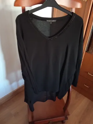 Camisa DANDARA negra talla M