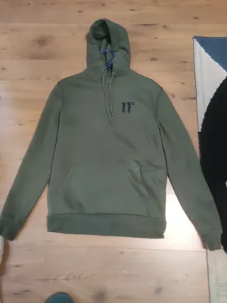 Sudadera 11 Degrees Verde Talla XS