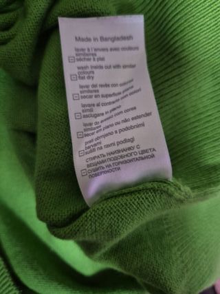 Maglione verde celio taglia L