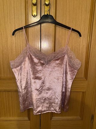 Camiseta tirantes terciopelo 