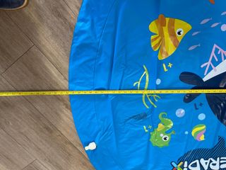 Tapete—alfombra juego de chorros de agua de jardín