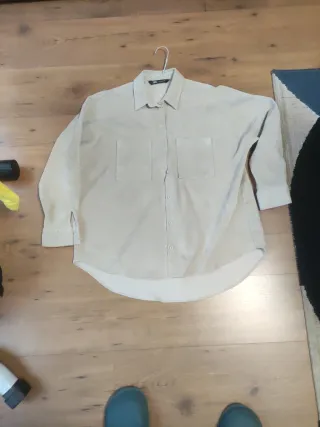 Camisa Zara Beige Talla S