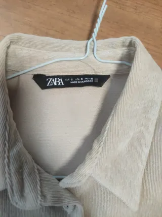 Camisa Zara Beige Talla S
