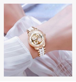 Reloj OLEVS Oro Rosa Mujer Automático
