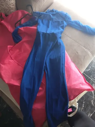 Mono Sevillana Azul y Rosa