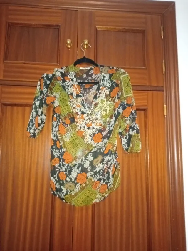 Blusa estampada talla única