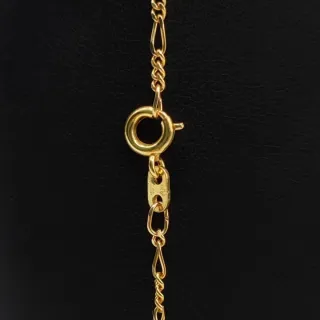 00447 CADENA FÍGARO DE ORO DE 18K - 50CM 
