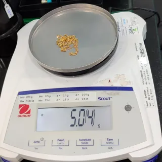 00447 CADENA FÍGARO DE ORO DE 18K - 50CM 