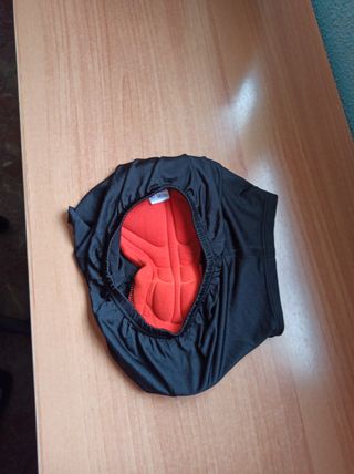 Culotte ciclista acolchado negro